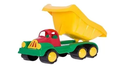 Produktbild von Barevná sklápěčka transportní auto přívěs velký 45cm