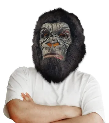 Image de Masque de gorille réaliste pour Halloween et fêtes