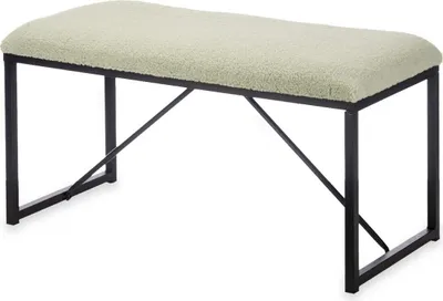 Produktbild von Crossdock Pigu Metal Cloth Bench – 81 x 42 x 38 cm – Green
