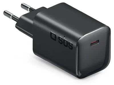 Produktbild von SBS 45W Mini-Wandladegerät mit USB-C-Anschluss, ideal für Laptops, Smartphones und Tablets