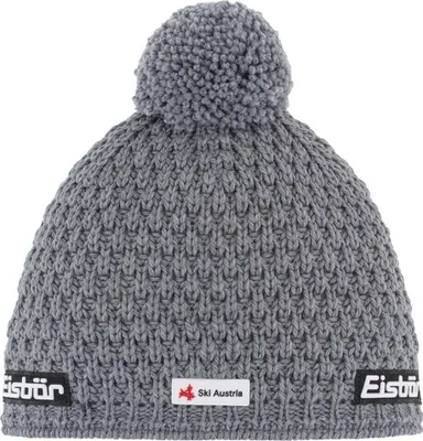 Produktbild von Eisbär Trail Pompon MÜ SKA Bommelmütze Damen und Herren, Farbe:Grau