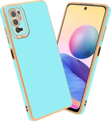Produktbild von Cadorabo Hülle für Xiaomi RedMi NOTE 10 5G / POCO M3 PRO 5G Schutz Hülle in Türkis Etui Handyhülle Cover Case TPU