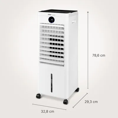 Obrázok produktu pre Chladič s odparovaním, 100 W, funkcia chladenia a ventilátor, 12-litrová nádrž na vodu, diaľkové ovládanie
