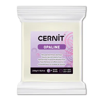 Produktbild von Cernit Polymer Clay Opaline Polymer-Ton White 250 g