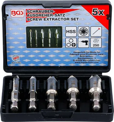 Produktbild von BGS 5282 Schrauben-Ausdreher-Set, 5-tlg.