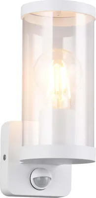 Productafbeelding van REALITY Wandlamp BONITO R21599131, E27, zonder LED, bewegingssensor, IP44, wit