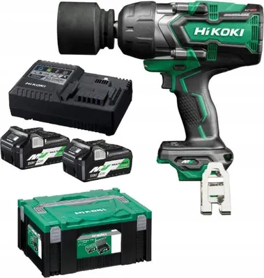 Zdjęcie produktu dla Hikoki WR36DFWRZ, Sterownik udarowy, Uchwyt pistoletowy, 3/4", Czarny, Zielony, Szary, Bezszczotkowy, IP56