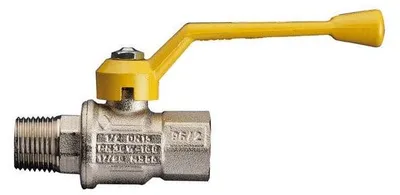 Image de Vanne à bille pour gaz M.F. à levier 1"