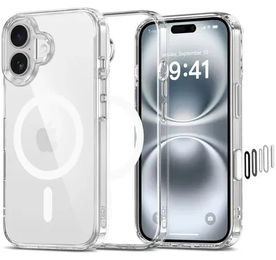 Obrázok produktu pre Tech-Protect 5906302322671, Ochranný obal, Apple, iPhone 16, 15,5 cm (6.1"), Priehľadná