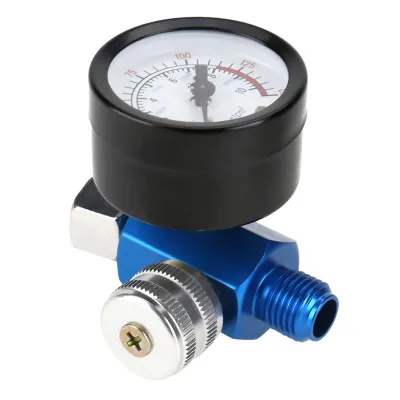 Zdjęcie produktu dla 1/4�� Pistolet do malowania natryskowego Regulator ciśnienia powietrza Miernik ciśnienia Narzędzie pneumatyczne Akcesorium