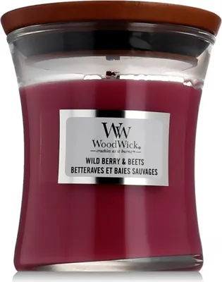 Immagine prodotto di WoodWick Candela profumata Wild Berry & Beets con stoppino in legno 85 g