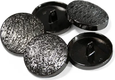 Produktbild von 5 Metallknöpfe Ösenknopf rund Größen Farbwahl - für z.B. Jacke Mantel