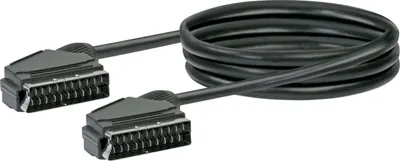 Obrázok produktu pre Schwaiger SCA7120 053, 1,5 m, SCART (21-pin), 3 x SCART (21-pin), Samec, Samec, Čierna