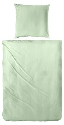 Produktbild von Bettwäsche Soft-Seersucker Uni grün 135 x 200 cm