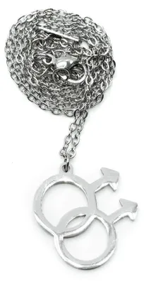 Produktbild von Männersymbole Kette Miniblings 45cm Anhänger Halskette Homouell LGBTQ+ gay schwul