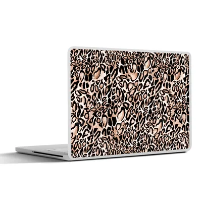 Produktbild von MuchoWow® Laptop Aufkleber Sticker Cover Pantherdruck - Flecken - Braun - Schwarz 30x21 cm - Sticker für Laptop - Selbstklebend