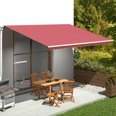Image de Vidaxl Ersatztuch für awning 5x3,5 M Bordeaux rot