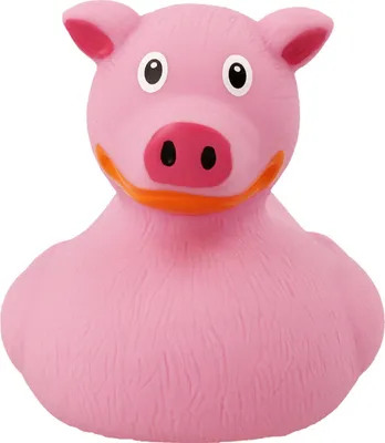 Produktbild von LiLaLu - 2122 - Badeente, Schwein, Kunststoff, 7,5cm x 8cm x 9,5cm