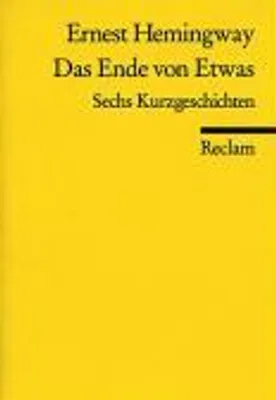 Produktbild von Das Ende von Etwas