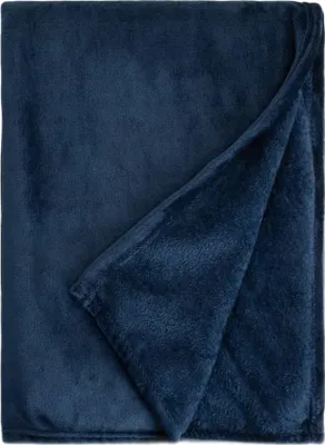 Produktbild von HOMLA ROTE dicke blaue Decke 150x200 cm