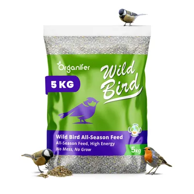 Zdjęcie produktu dla Pasza dla ptaków ogrodowych - 5 kg - Wysokoenergetyczna, Czysta, Bez Kiełkowania - Organifer