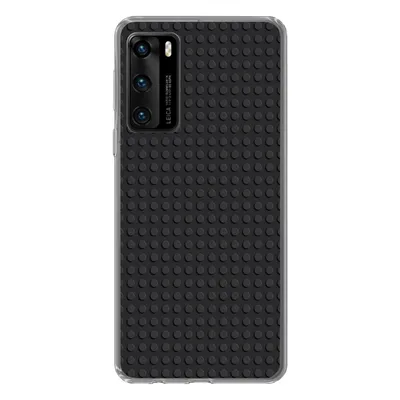 Produktbild von MuchoWow® Handyhülle Schutzhülle Hülle für Huawei P40 Bild - Schwarz Silikon Softcase Handy Hülle - Handytasche