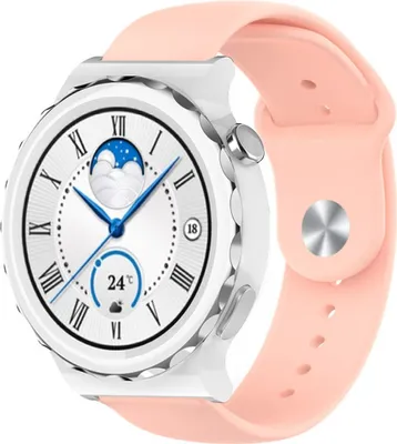 Produktbild von Strap-it Huawei Watch GT 3 Pro 43mm Sportarmband (Rosa)