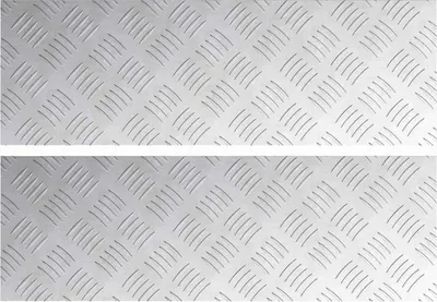 Produktbild von vidaXL Treppe Tritt Rechtwinklig 2 pcs Silber 60 x 20 cm Aluminium