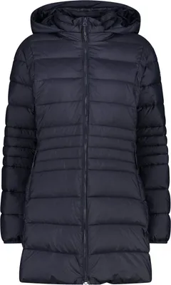 Image de Parka Pour Femme Cmp À Boutons-Pression Et Capuche Bleu Mélange Bleu Mélange 40