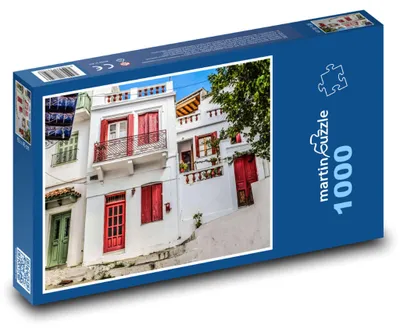 Obrázok produktu pre Puzzle 1000 Skopelos - Grécko, domy - martinpuzzle