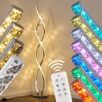 Produktbild von Macari »Macari« LED Stehleuchte aus Aluminium/Kunststoff in Chromfarben/klar