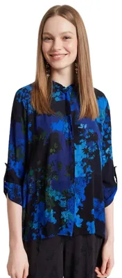 Produktbild von Desigual Ancona Bluse mit Blumenmuster für Damen XS