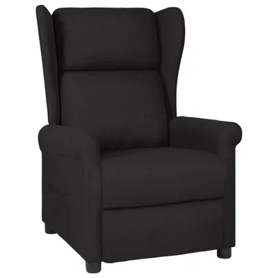 Imagen del producto de Sillón reclinable de color marrón, tapizado en tela
