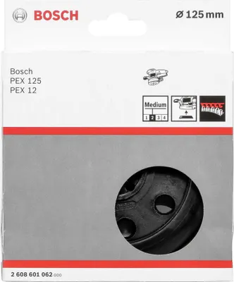 Produktbild von Schleifteller, mittel, 125 mm