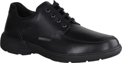 Produktbild von Mephisto Douk Herren, Schnürer, Halbschuhe, Leder, Schwarz, wasserabweisend - Herrenschuhe Sneaker / Schnürschuh, Schwarz, leder 