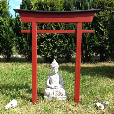 Produktbild von Japan Torii 023, Höhe 140 cm, Breite 100 cm