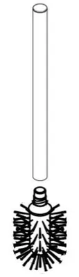 Obrázek produktu pro HANSGROHE 95577000 Rukojeť s kartáčkem Logis/PuraVida chrom
