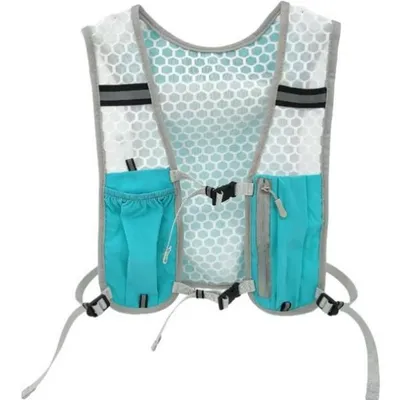 Produktbild von Trinkweste – Outdoor Laufweste für Damen und Herren – verstellbare leichte Running Hydration Weste – wasserdichtes Nylon & atmungsaktives Mesh