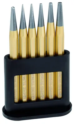 Productafbeelding van Rennsteig set van 6 boortjes voor doorgaande gaten: 1 / 2 / 3 / 4 / 5 mm + boor van 10 mm, in een kunststof houder - R424 120 0