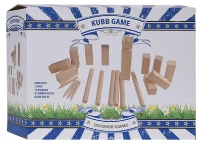 Produktbild von Outdoor Games Outdoor-Spiele Kubb-Spiel - Holz - 21-teilig