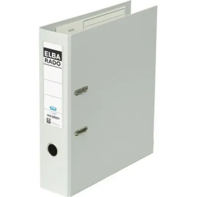 Image de Elba 100022629 Ordner rado plastic PVC/PVC - A4, 80 mm, gris