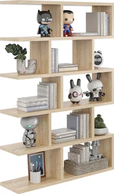 Produktbild von Wandregal Bücherregal Eiche Sonoma 70x100,8 cm - Hängeregal Wandmontage Regal Holzoptik Wohnzimmer Büro Kinderzimmer Skandinavisch