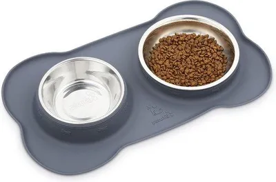 Produktbild von Hundefrühstücksunterlage mit Antirutsch-Silikon - Tragbarer Langsamer Fresshundebelag für Hunde und Katzen