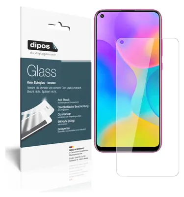 Obrázok produktu pre 2 ochranné fólie pre Huawei Enjoy 10 - nárazuvzdorná fólia 9H, sklenený plast (1x predná strana + 1x zadná strana)