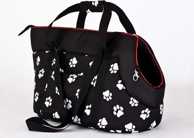 Image de Sac de transport pour chiens 30x58x32 cm - rembourrage doux, lavable, avec poignée,