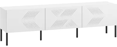 Produktbild von TV Lowboard RING 04 weiß 170cm breit 50cm hoch 37cm tief