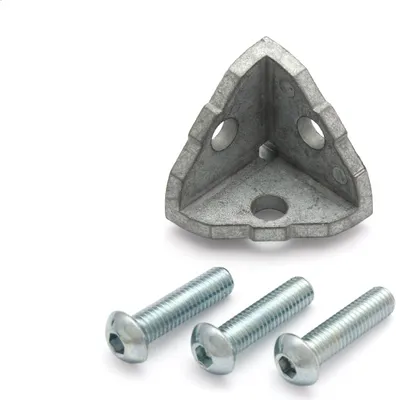 Produktbild von Eckverbinder 40 I-Typ Nut 8 inkl. Befestigungssatz