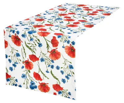 Produktbild von Tischdecke Serie Mohnblume, Größe 40x170 cm