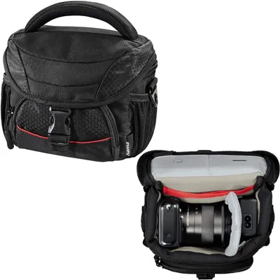Produktbild von Hama 00185008, Schultertasche, Jede Marke, Schultergurt, Schwarz
