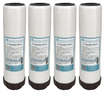 Produktbild von 4x Eisenfilter 10' Wasserfilter für Garten,Brunnen,Pool, Iron removing cartridge